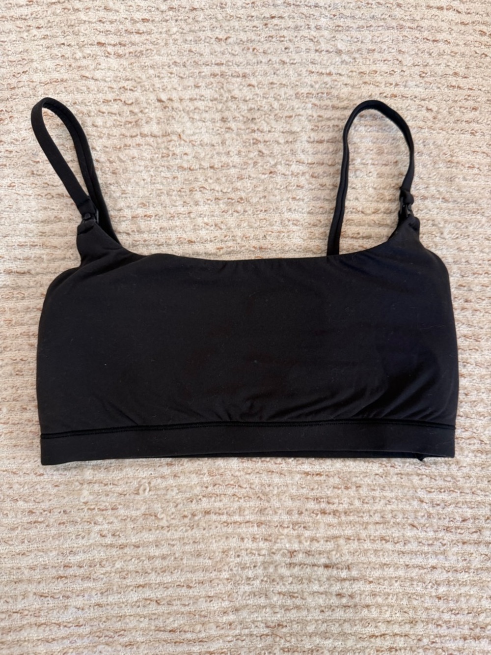 SKIMS Black Seamless Bralette